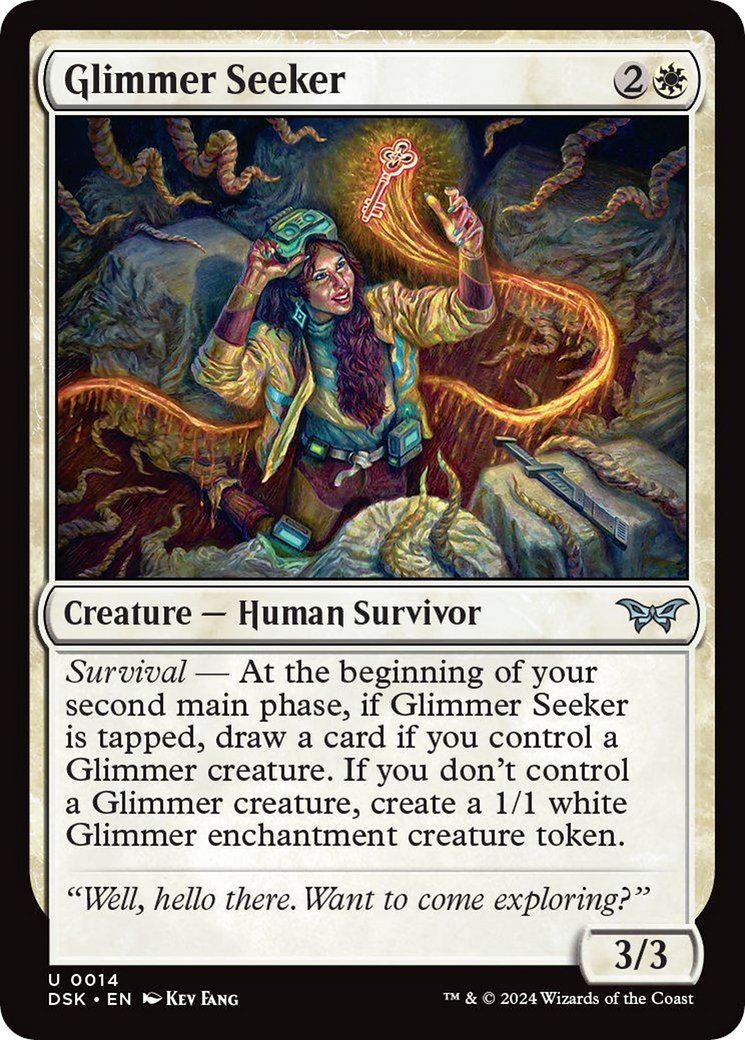 Glimmer Seeker [Duskmourn: House of Horror] | Dumpster Cat Games