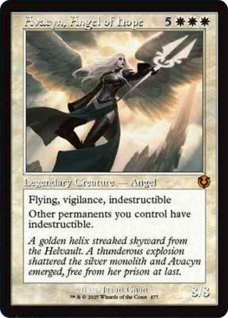 Avacyn, Angel of Hope (Retro Frame) [Innistrad Remastered] | Dumpster Cat Games