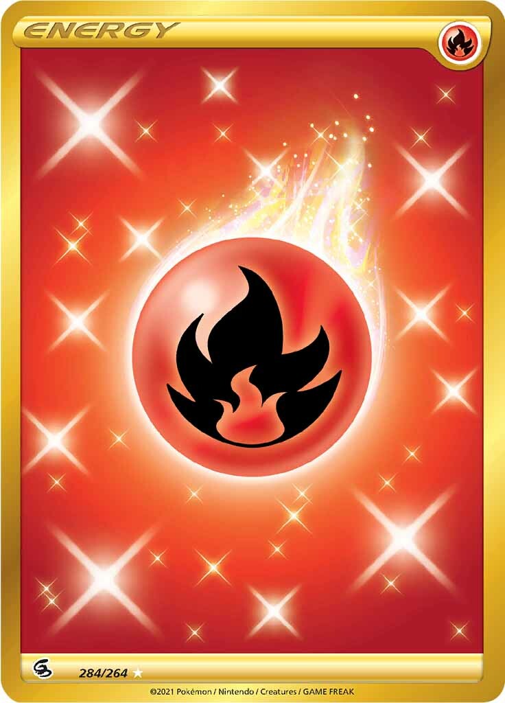 Fire Energy (284/264) [Sword & Shield: Fusion Strike] | Dumpster Cat Games