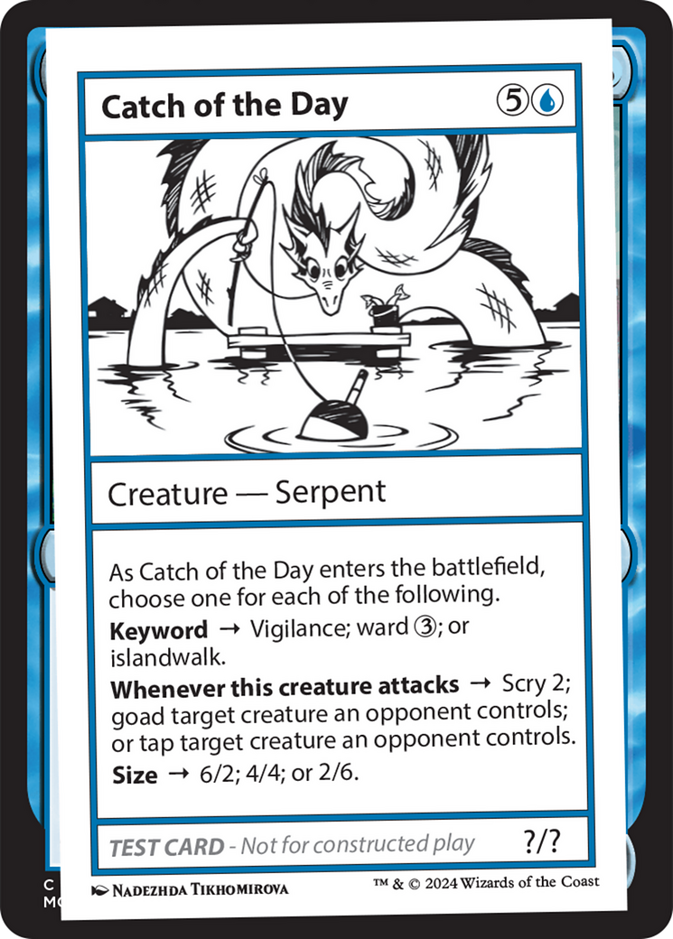 Catch of the Day [Mystery Booster 2 Playtest Cards] | Dumpster Cat Games