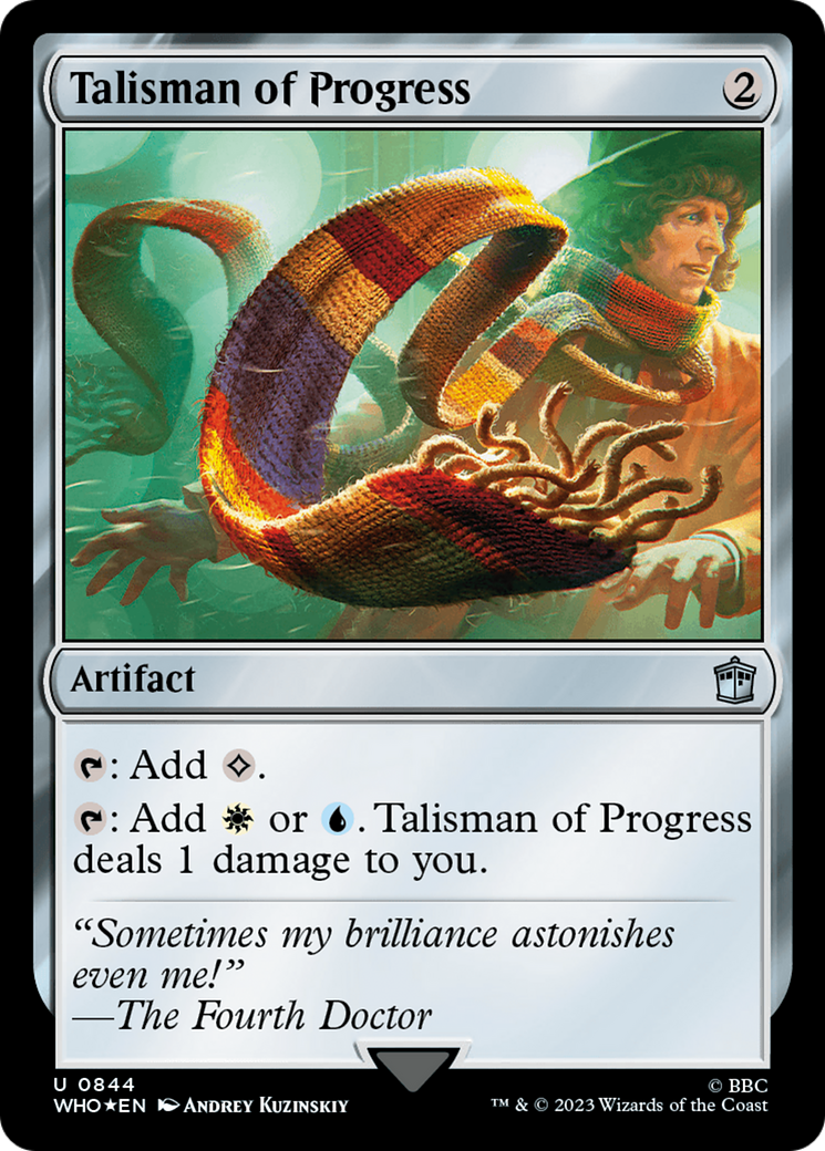 Talisman of Progress (Surge Foil) [Doctor Who] | Dumpster Cat Games