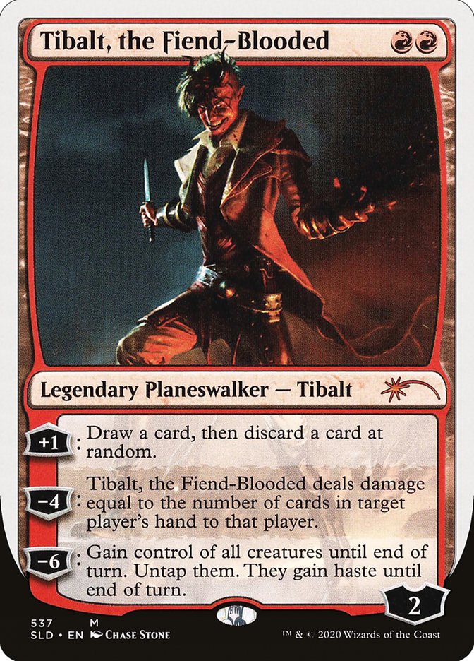 Tibalt, the Fiend-Blooded [Secret Lair Drop Promos] | Dumpster Cat Games