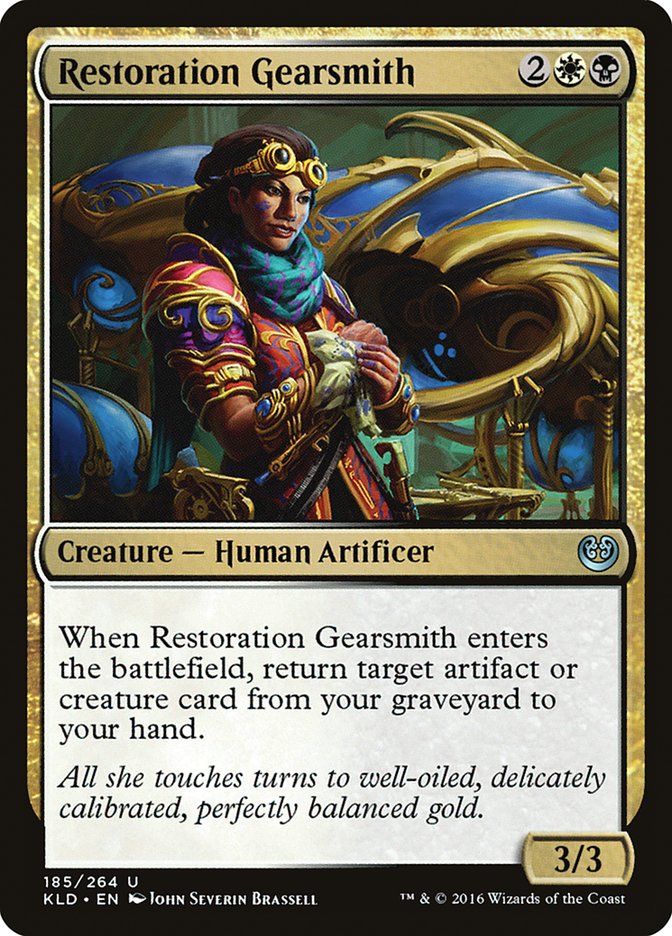 Restoration Gearsmith [Kaladesh] | Dumpster Cat Games