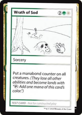 Wrath of Sod (2021 Edition) [Mystery Booster Playtest Cards] | Dumpster Cat Games