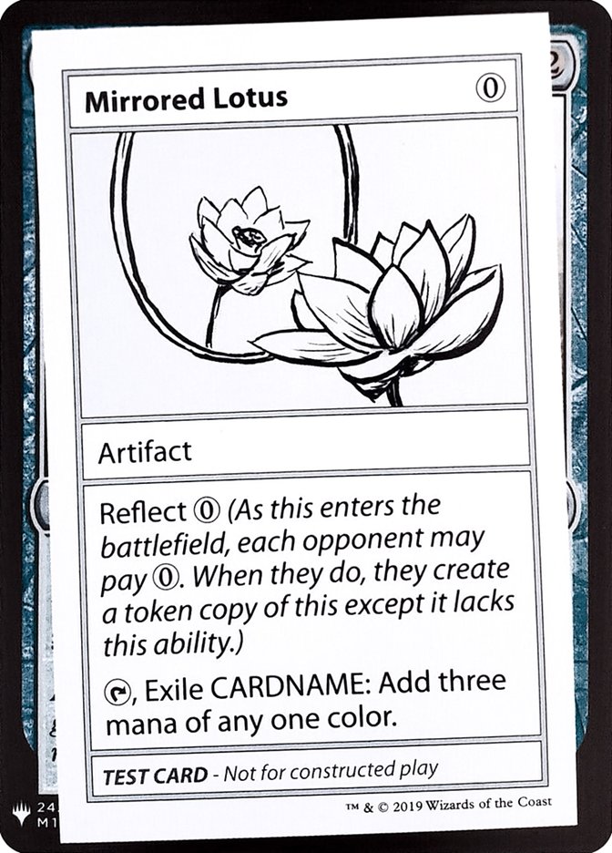 Mirrored Lotus [Mystery Booster Playtest Cards] | Dumpster Cat Games