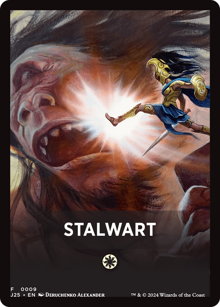 Stalwart Theme Card [Foundations Jumpstart Front Cards] | Dumpster Cat Games