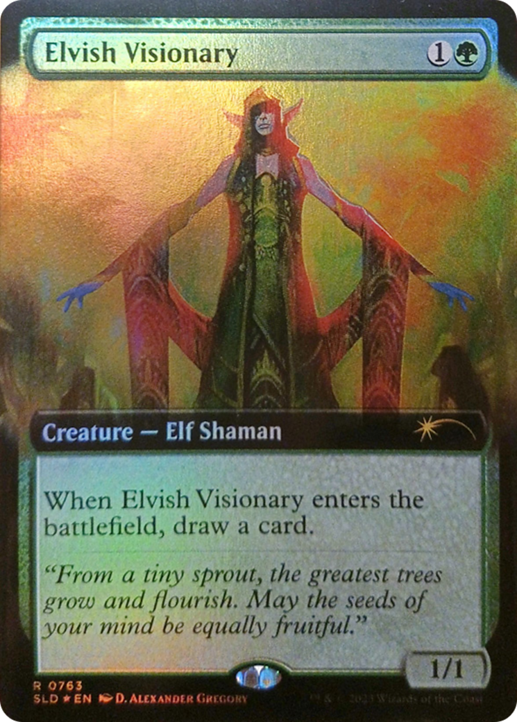 Elvish Visionary (Extended Art) [Secret Lair Drop Series] | Dumpster Cat Games