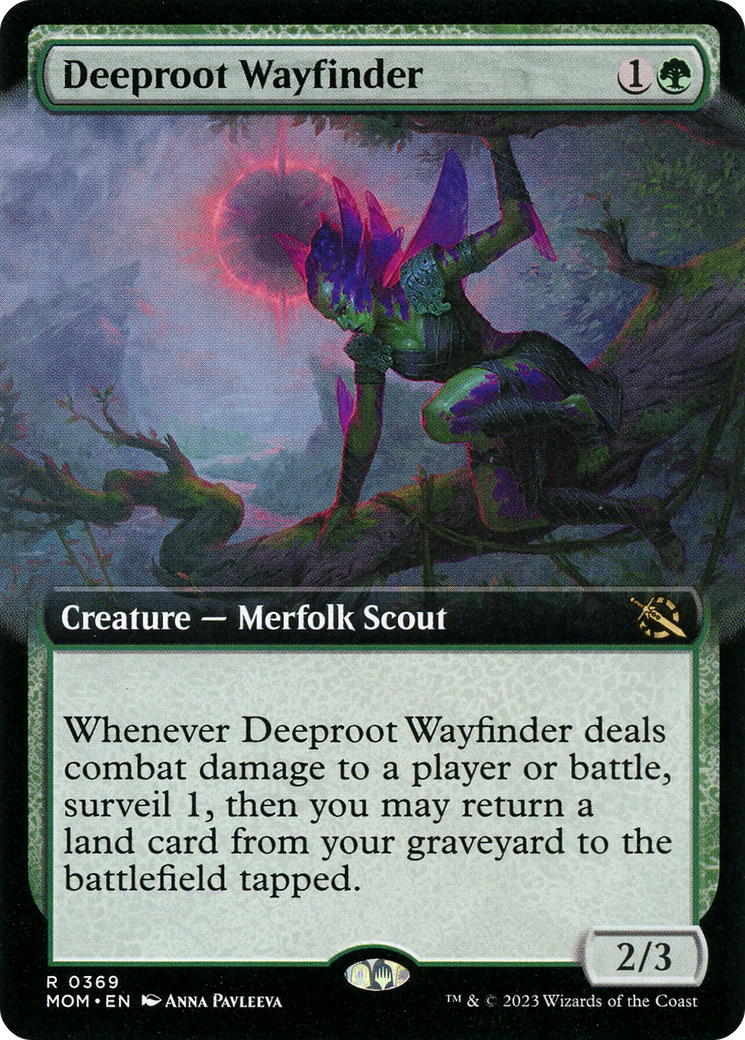 Deeproot Wayfinder (Extended Art) [March of the Machine] | Dumpster Cat Games