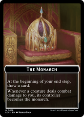 The Monarch // Pirate Double-Sided Token [The Lost Caverns of Ixalan Commander Tokens] | Dumpster Cat Games