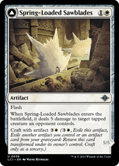 Spring-Loaded Sawblades // Bladewheel Chariot [The Lost Caverns of Ixalan] | Dumpster Cat Games