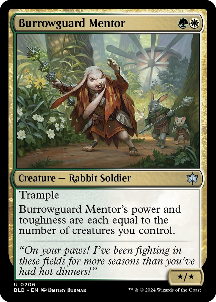 Burrowguard Mentor [Bloomburrow] | Dumpster Cat Games