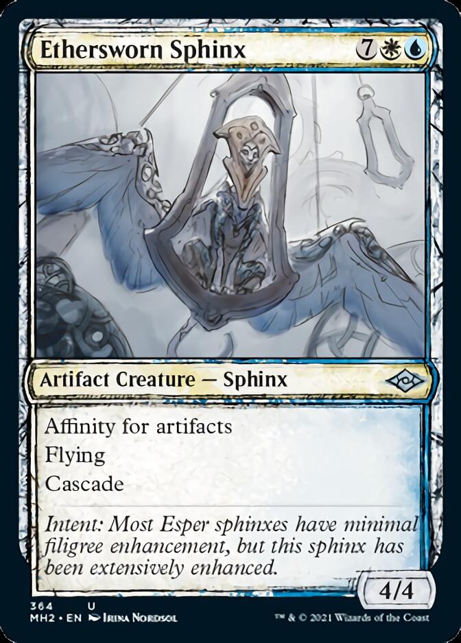 Ethersworn Sphinx (Sketch) [Modern Horizons 2] | Dumpster Cat Games