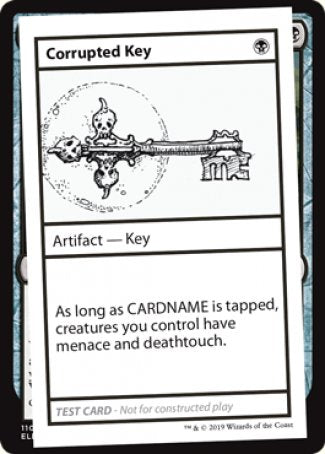 Corrupted Key (2021 Edition) [Mystery Booster Playtest Cards] | Dumpster Cat Games