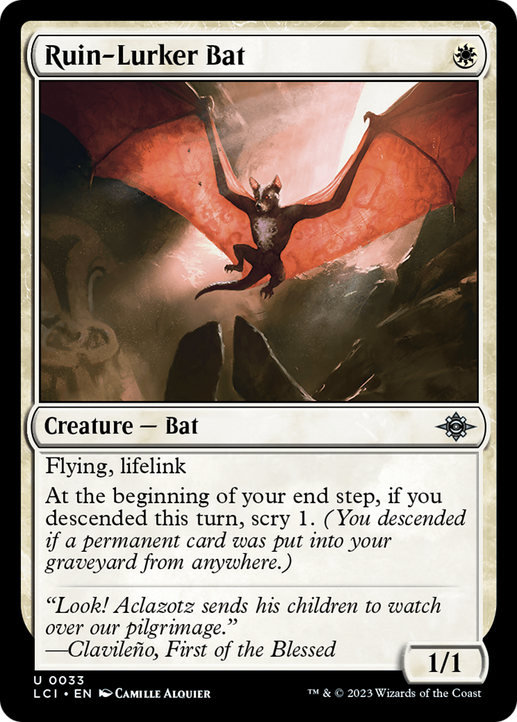 Ruin-Lurker Bat [The Lost Caverns of Ixalan] | Dumpster Cat Games