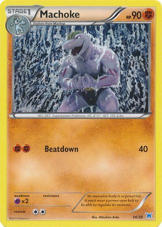 Machoke (14/30) [XY: Trainer Kit 2 - Latios] | Dumpster Cat Games