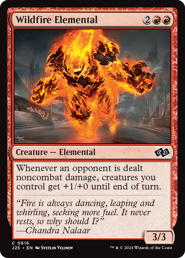 Wildfire Elemental [Foundations Jumpstart] | Dumpster Cat Games