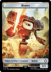 Junk // Robot Double-Sided Token [Fallout Tokens] | Dumpster Cat Games