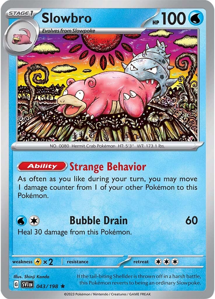 Slowbro (043/198) [Scarlet & Violet: Base Set] | Dumpster Cat Games