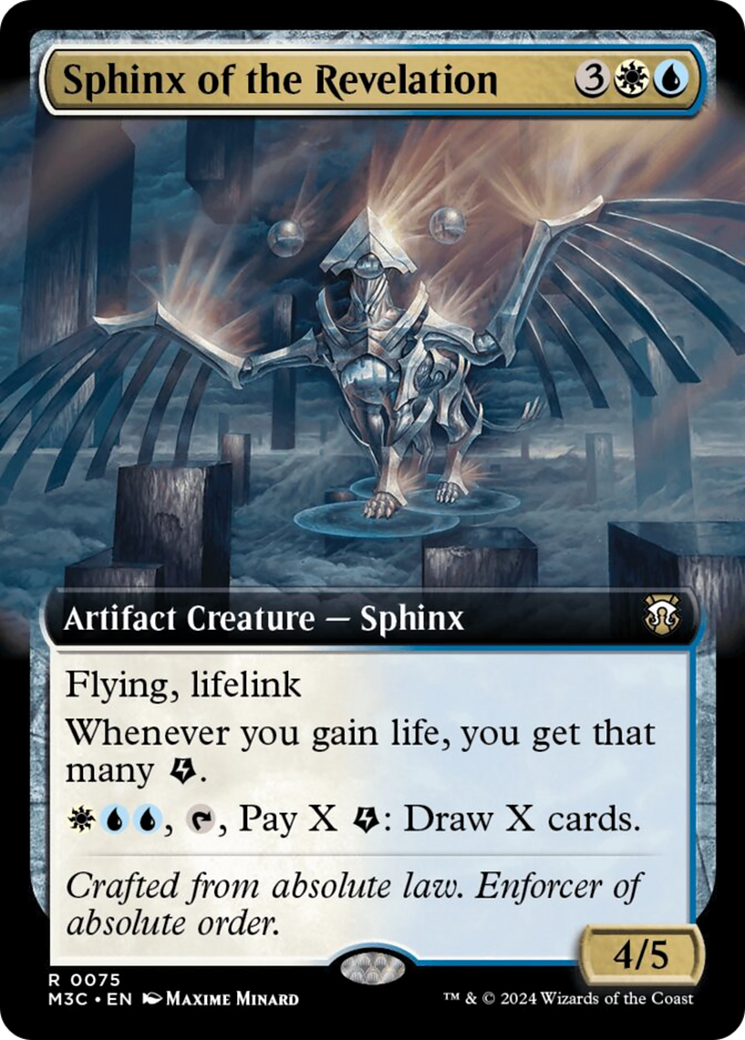 Sphinx of the Revelation (Extended Art) [Modern Horizons 3 Commander] | Dumpster Cat Games