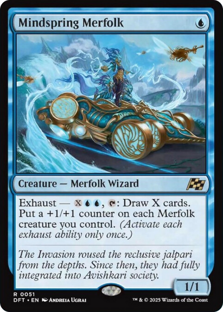 Mindspring Merfolk [Aetherdrift] | Dumpster Cat Games