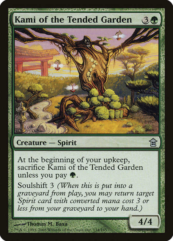 Kami of the Tended Garden [Saviors of Kamigawa] | Dumpster Cat Games