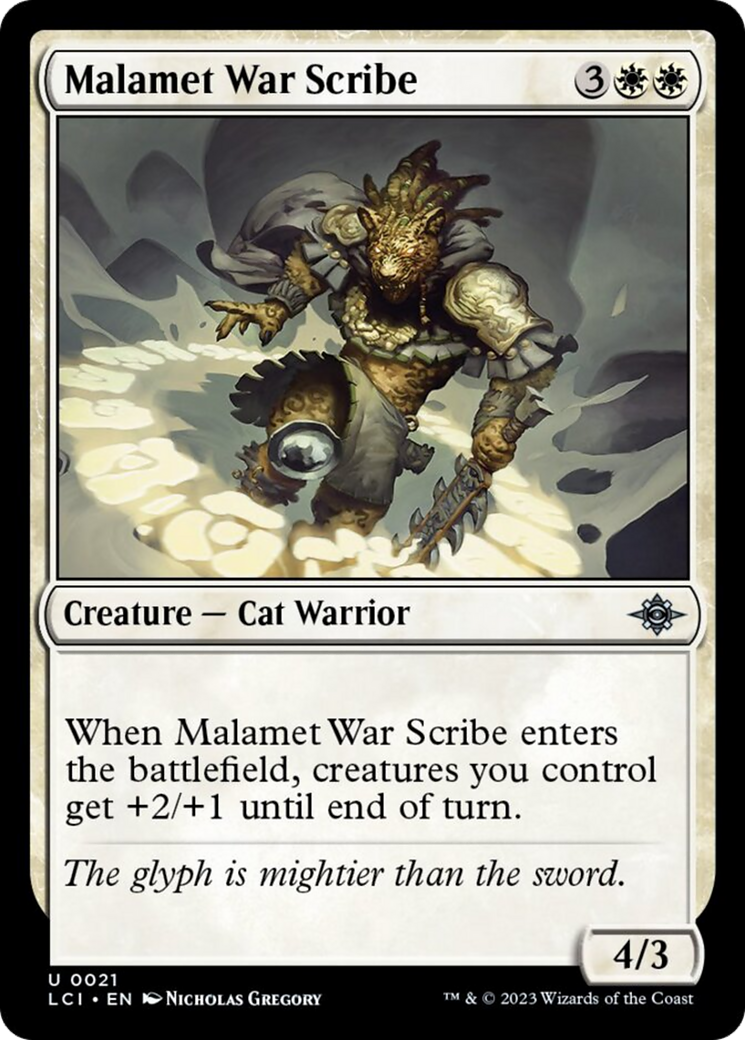 Malamet War Scribe [The Lost Caverns of Ixalan] | Dumpster Cat Games