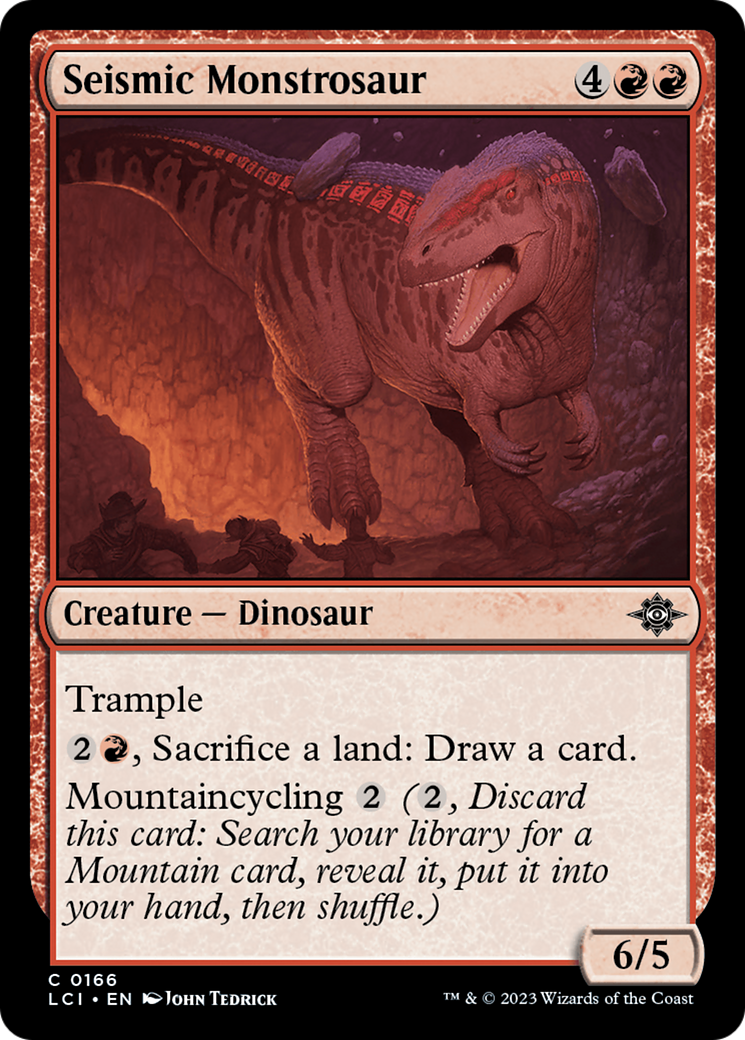 Seismic Monstrosaur [The Lost Caverns of Ixalan] | Dumpster Cat Games