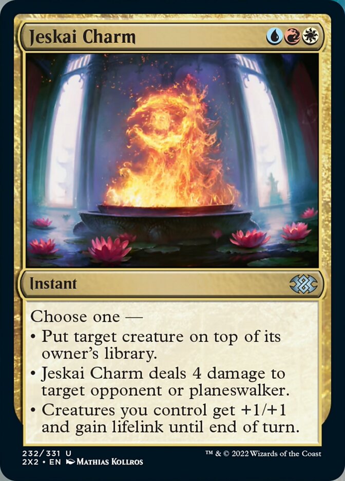 Jeskai Charm [Double Masters 2022] | Dumpster Cat Games