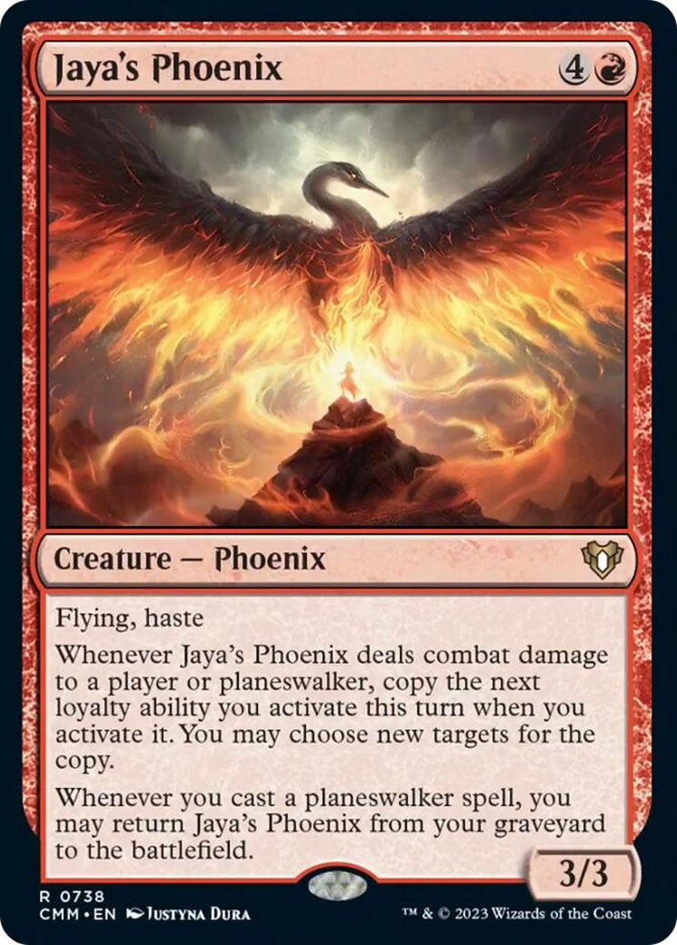 Jaya's Phoenix [Commander Masters] | Dumpster Cat Games