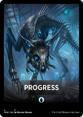 Progress Theme Card [Phyrexia: All Will Be One Tokens] | Dumpster Cat Games