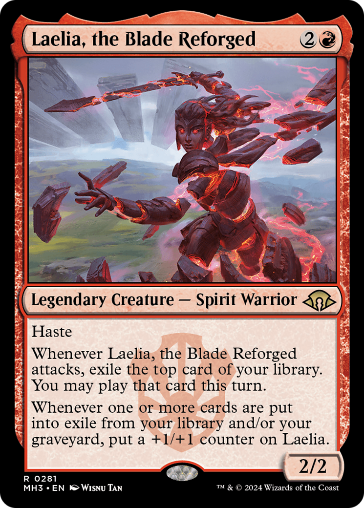 Laelia, the Blade Reforged [Modern Horizons 3] | Dumpster Cat Games