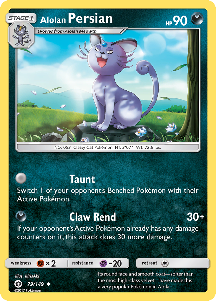 Alolan Persian (79/149) [Sun & Moon: Base Set] | Dumpster Cat Games