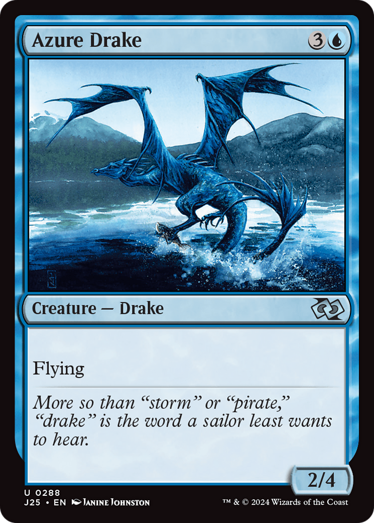 Azure Drake [Foundations Jumpstart] | Dumpster Cat Games