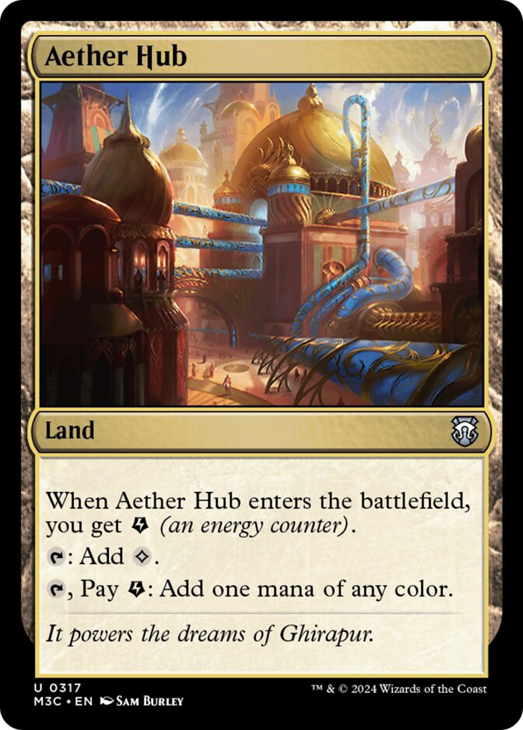 Aether Hub [Modern Horizons 3 Commander] | Dumpster Cat Games