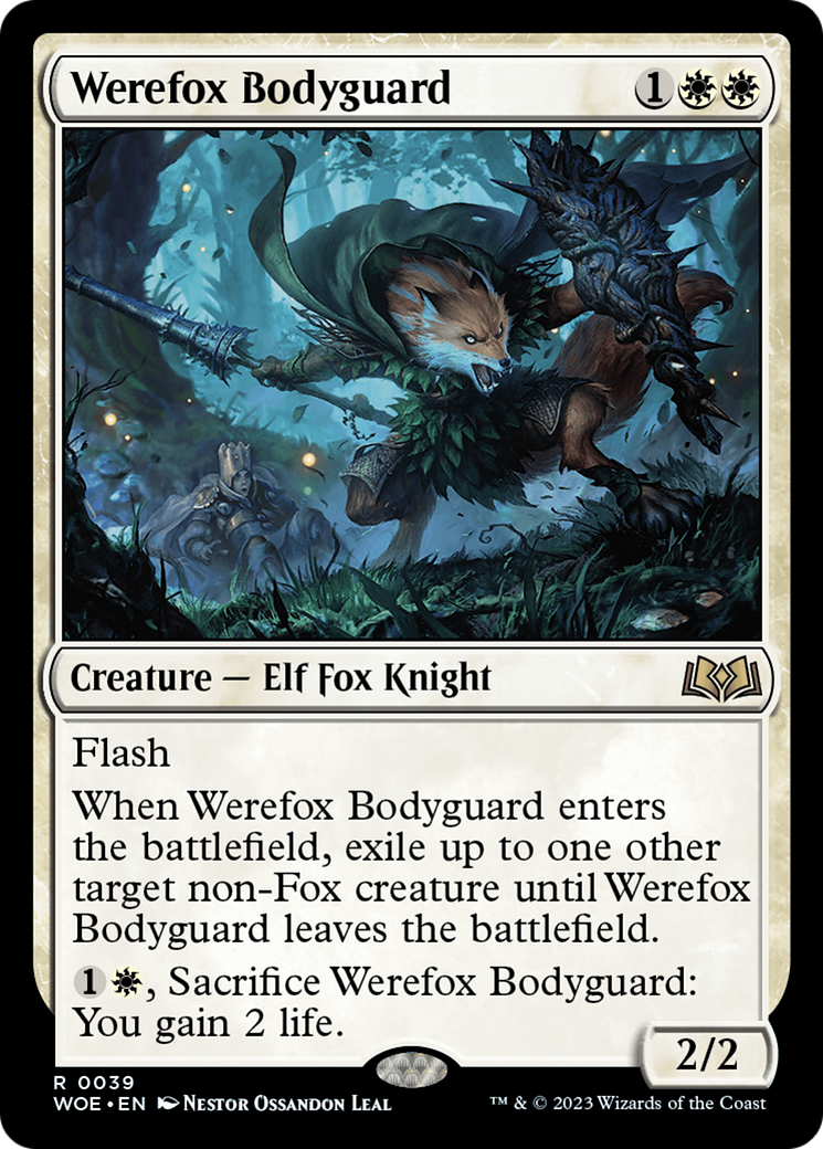 Werefox Bodyguard [Wilds of Eldraine] | Dumpster Cat Games