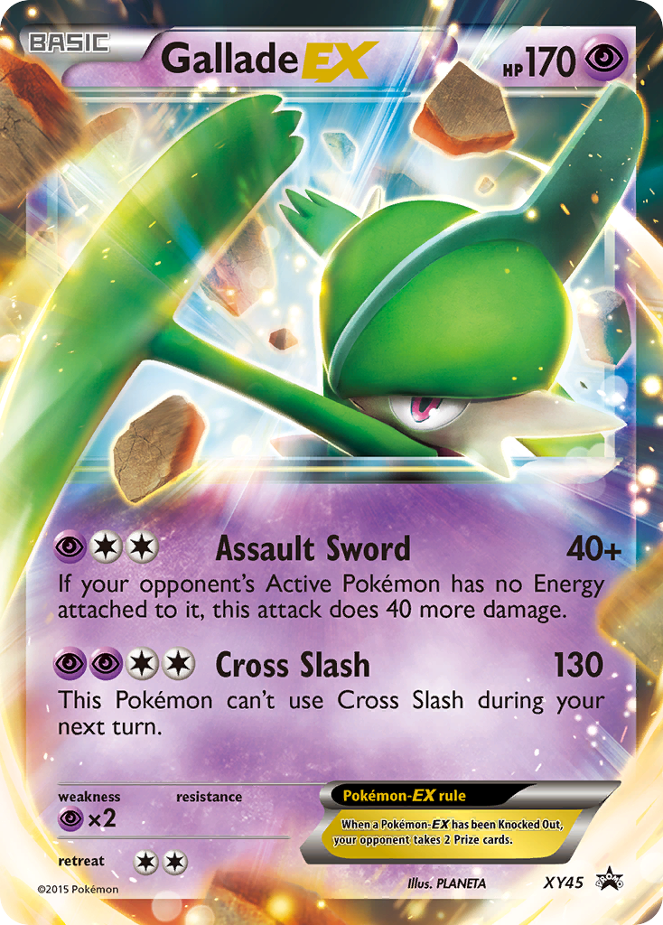 Gallade EX (XY45) [XY: Black Star Promos] | Dumpster Cat Games