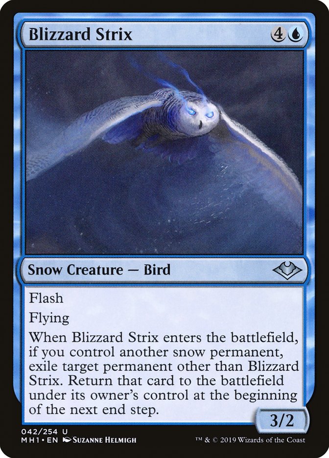 Blizzard Strix [Modern Horizons] | Dumpster Cat Games