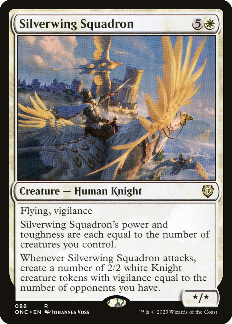 Silverwing Squadron [Phyrexia: All Will Be One Commander] | Dumpster Cat Games