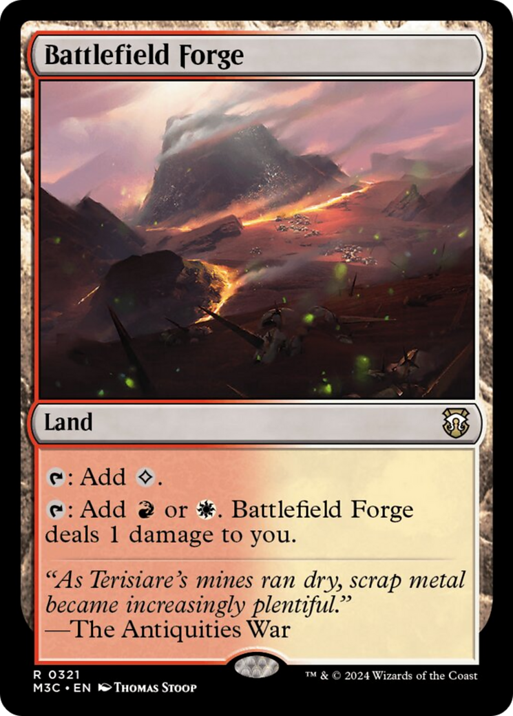 Battlefield Forge (Ripple Foil) [Modern Horizons 3 Commander] | Dumpster Cat Games