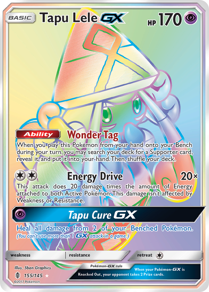 Tapu Lele GX (155/145) [Sun & Moon: Guardians Rising] | Dumpster Cat Games