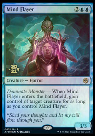 Mind Flayer [Dungeons & Dragons: Adventures in the Forgotten Realms Prerelease Promos] | Dumpster Cat Games