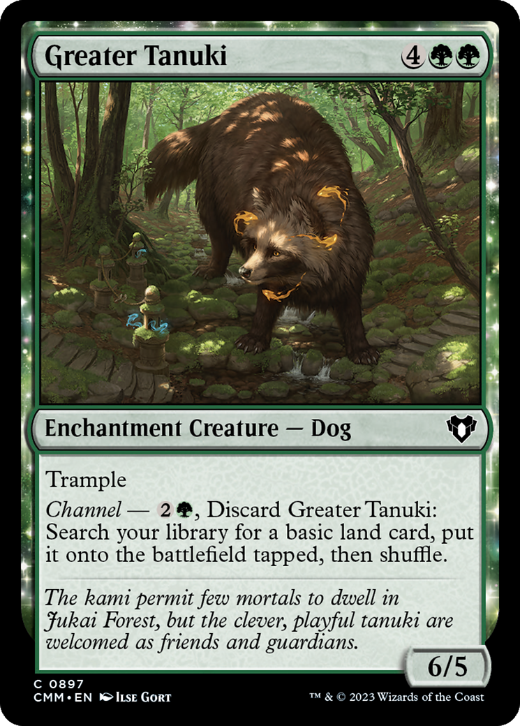 Greater Tanuki [Commander Masters] | Dumpster Cat Games