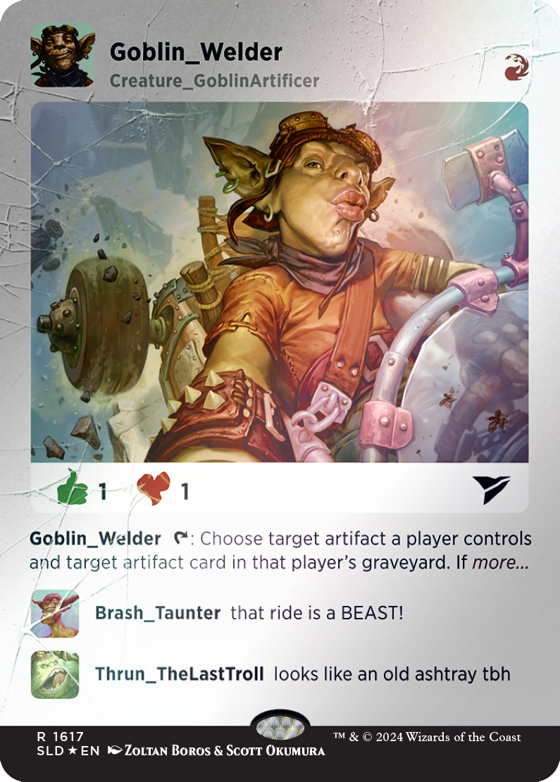 Goblin Welder (Rainbow Foil) [Secret Lair Drop Series] | Dumpster Cat Games