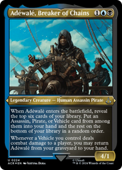 Adewale, Breaker of Chains (Foil Etched) [Assassin's Creed] | Dumpster Cat Games