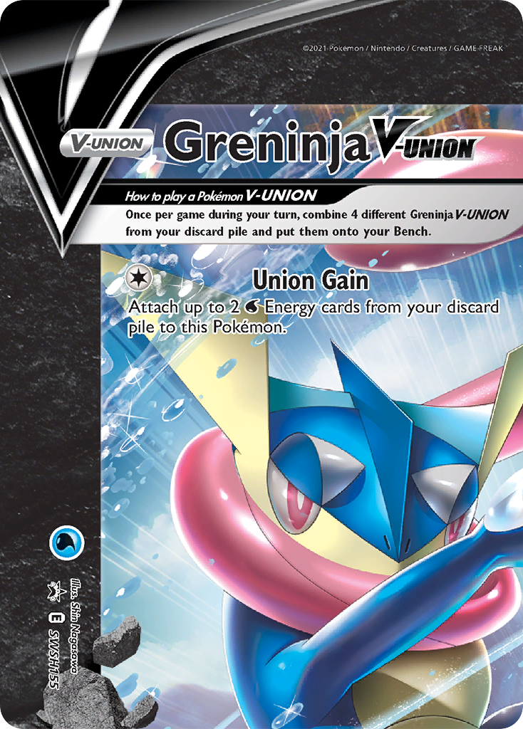 Greninja V-Union (SWSH155) [Sword & Shield: Black Star Promos] | Dumpster Cat Games