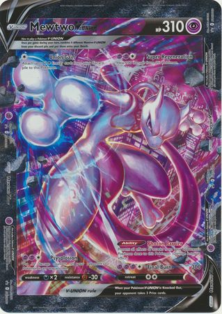 Mewtwo V-Union (Jumbo Card) [Sword & Shield: Black Star Promos] | Dumpster Cat Games