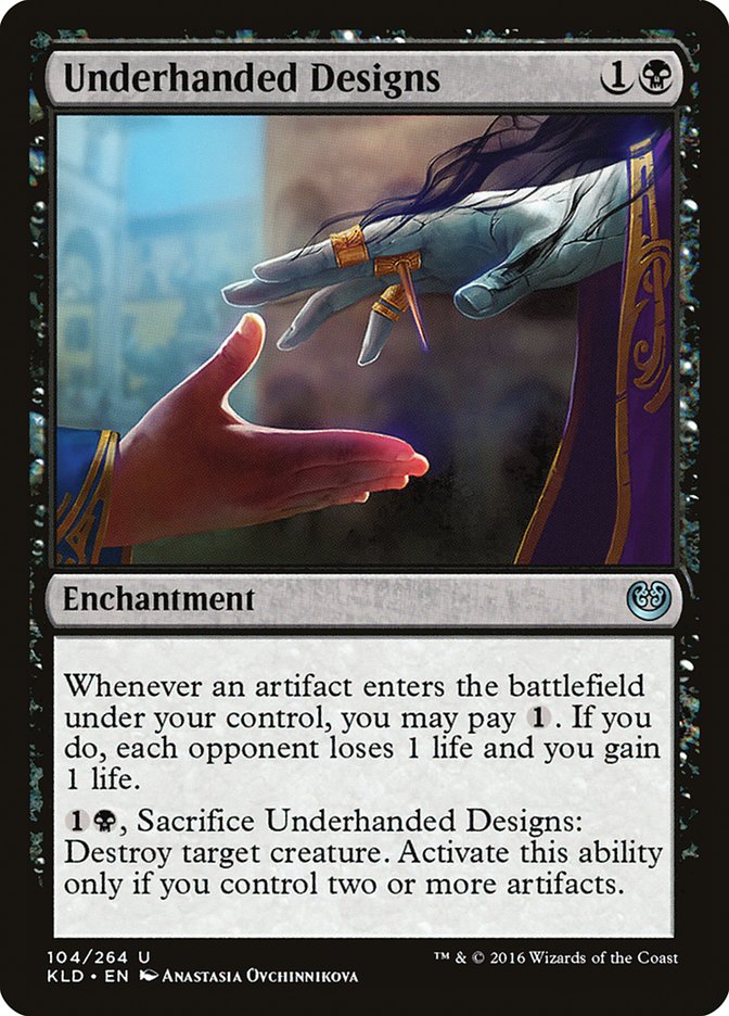 Underhanded Designs [Kaladesh] | Dumpster Cat Games