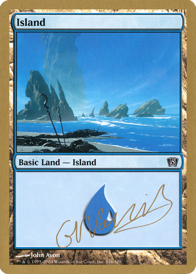 Island (gn336) (Gabriel Nassif) [World Championship Decks 2004] | Dumpster Cat Games