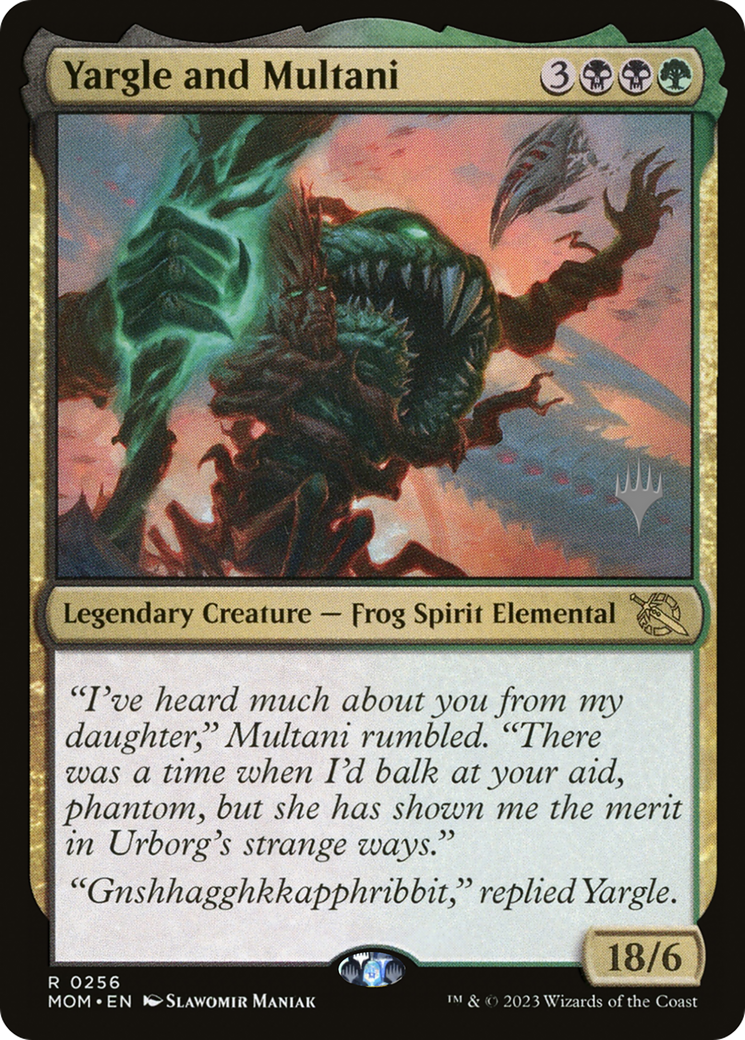 Yargle and Multani (Promo Pack) [March of the Machine Promos] | Dumpster Cat Games