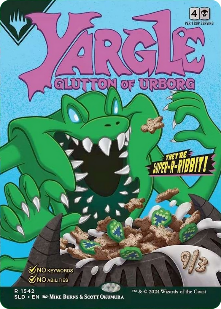 Yargle, Glutton of Urborg (Rainbow Foil) [Secret Lair Drop Series] | Dumpster Cat Games